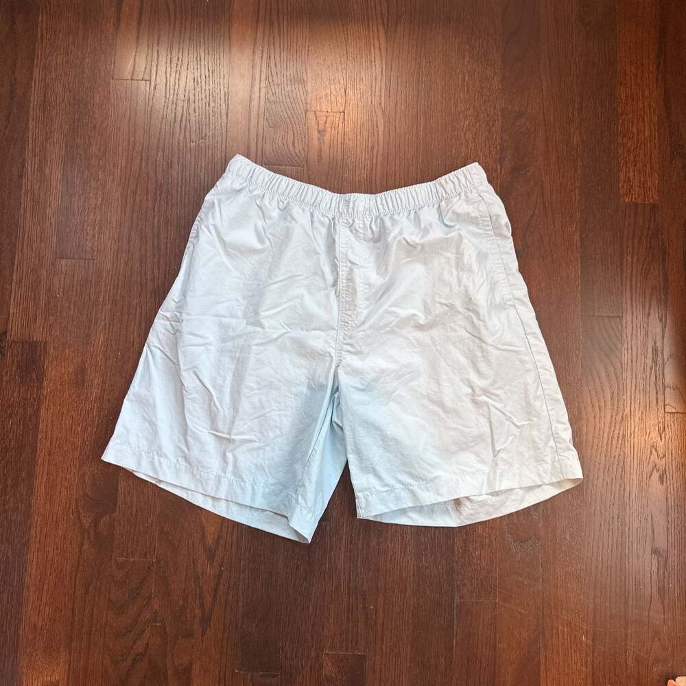 Vintage Columbia Backcast PFG Omni Shade Water Shorts Light Blue Fishing